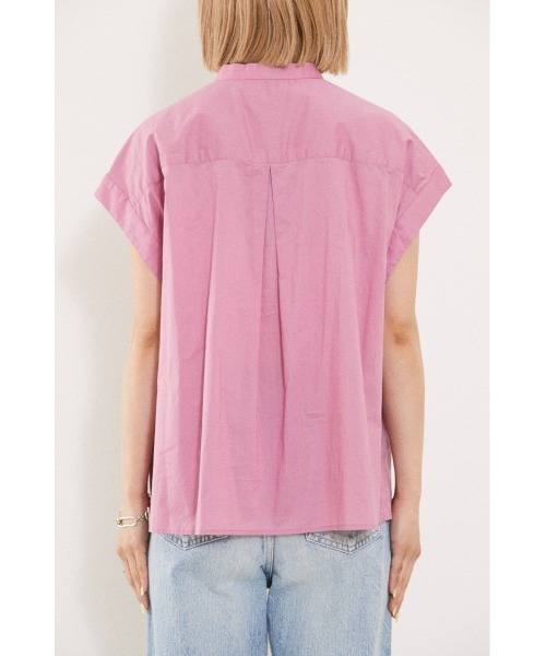 BLACK BY MOUSSY（ブラックバイマウジー）の「gather shirt（ギャザーシャツ）（シャツ/ブラウス・レディース・ブラック/ピンク/ホワイト/ブルー・FREE）」の21枚目の写真