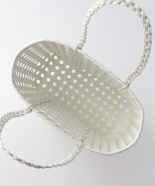 Steven Alan（スティーブンアラン）の「＜BALI WERKSTATTE＞BASKET BAG LARGE/バッグ（かごバッグ・レディース・ホワイト/ブラック・FREE）」の5枚目の写真