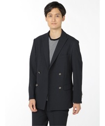 TAKA-Q（タカキュー）の「＊タカキューメンズ/TAKA-Q:MEN　軽量メッシュ セットアップ スリムダブルジャケット（セットアップパンツございます）（スーツジャケット・メンズ）」