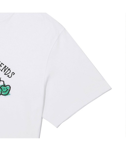 KIRSH（キルシー）の「KIRSH DOODLE CHERRY DRAWING PRINT SHORT SLEEVE T-SHIRT LS ドゥードゥルチェリー プリント TEE（Tシャツ/カットソー・レディース・ホワイト/ブラック・ONE SIZE）」の16枚目の写真