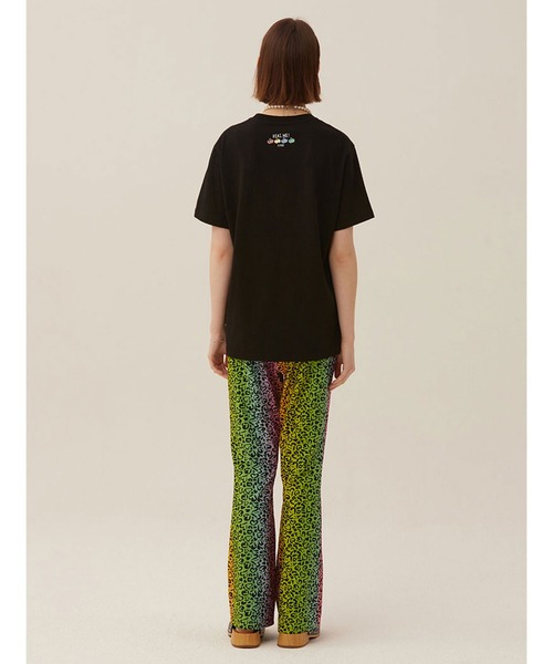 KIRSH（キルシー）の「KIRSH DOODLE CHERRY DRAWING PRINT SHORT SLEEVE T-SHIRT LS ドゥードゥルチェリー プリント TEE（Tシャツ/カットソー・レディース・ホワイト/ブラック・ONE SIZE）」の21枚目の写真