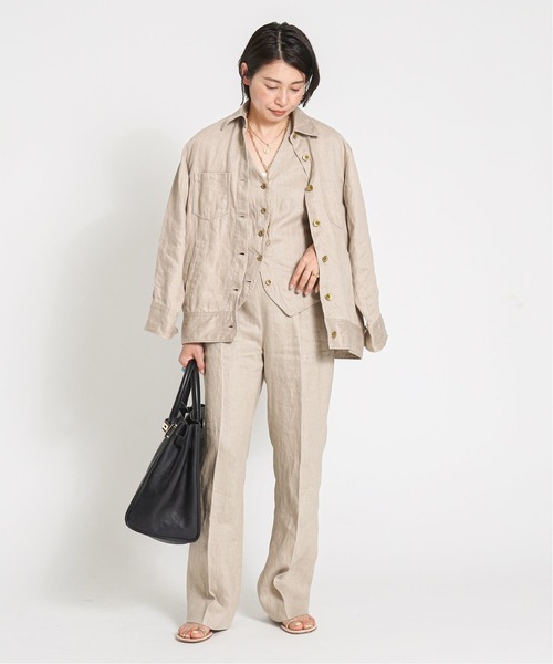 LINEN CHINO Gジャケット　ドゥーズィエムクラス Deuxieme Classe（ドゥーズィエムクラス）の「LINEN CHINO G