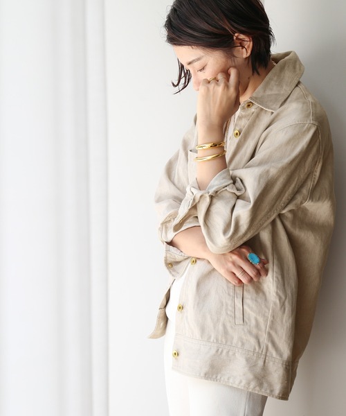 Deuxieme Classe（ドゥーズィエムクラス）の「LINEN CHINO Gジャケット