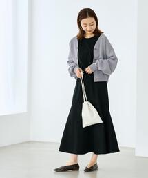 green label relaxing（グリーンレーベルリラクシング）の「【矢野未希子さん着用】リーンマーメイド ワンピース -接触冷感-（ワンピース）」