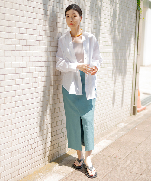 journal standard L'essage(ジャーナルスタンダードレサージュ)の「リブワンショルダープルオーバー(Tシャツ/カットソー・レディース・ブラック/ブラウン/グレー・FREE)」の8枚目の写真