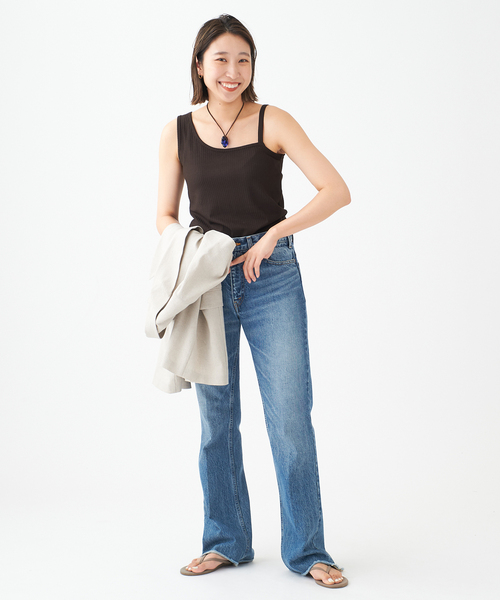 journal standard L'essage(ジャーナルスタンダードレサージュ)の「リブワンショルダープルオーバー(Tシャツ/カットソー・レディース・ブラック/ブラウン/グレー・FREE)」の11枚目の写真