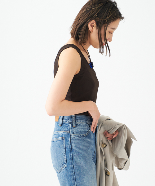 journal standard L'essage(ジャーナルスタンダードレサージュ)の「リブワンショルダープルオーバー(Tシャツ/カットソー・レディース・ブラック/ブラウン/グレー・FREE)」の15枚目の写真