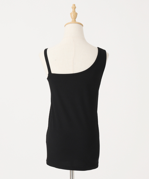 journal standard L'essage(ジャーナルスタンダードレサージュ)の「リブワンショルダープルオーバー(Tシャツ/カットソー・レディース・ブラック/ブラウン/グレー・FREE)」の18枚目の写真