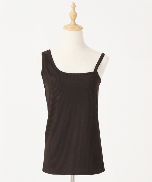 journal standard L'essage(ジャーナルスタンダードレサージュ)の「リブワンショルダープルオーバー(Tシャツ/カットソー・レディース・ブラック/ブラウン/グレー・FREE)」の20枚目の写真