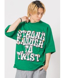 RE730 デジタルロゴビッグシルエットTシャツ