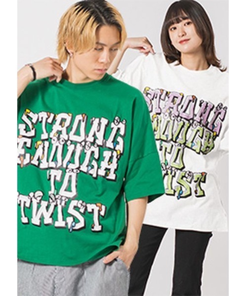 RE730(アールイーセブンサーティー)の「RE730 デジタルロゴビッグシルエットTシャツ(Tシャツ/カットソー・メンズ・オフホワイト/ブラック/グリーン/ブルー・MEDIUM/LARGE/X-LARGE)」の20枚目の写真