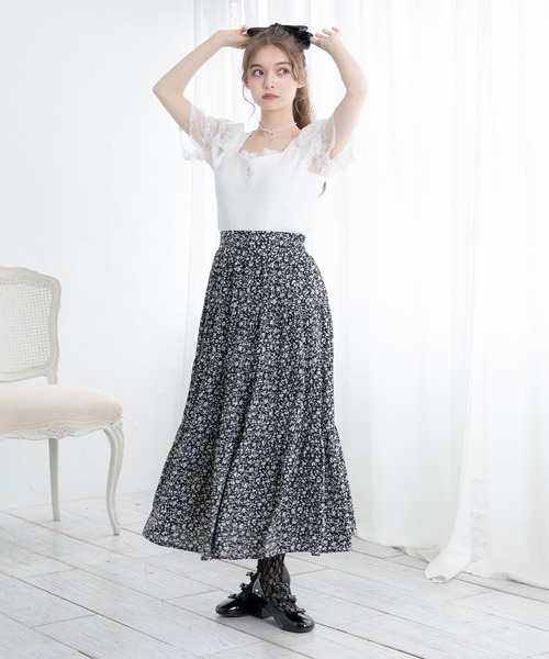 DearMyLoveRose（ディアマイラブローズ）の「トリプルリボンドールパンプス（パンプス・レディース・ブラック/アイボリー・24.5cm/23.5cm/23cm/25cm/24cm/22.5cm）」の10枚目の写真