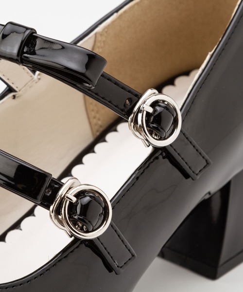 DearMyLoveRose（ディアマイラブローズ）の「トリプルリボンドールパンプス（パンプス・レディース・ブラック/アイボリー・24.5cm/23.5cm/23cm/25cm/24cm/22.5cm）」の19枚目の写真