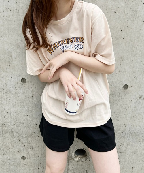 CLEA(クレア)の「ハイウエストカラータックデニムショートパンツ(デニムパンツ・レディース・パープル/ブラック/グリーン/ホワイト/ピンク/イエロー・FREE)」の16枚目の写真