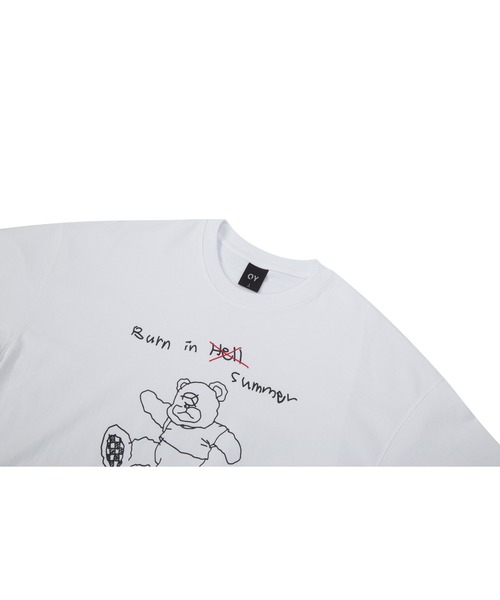 OY オーワイ オードリープリント半袖Tシャツ ホワイト OY/オーワイ』ODOLLY T/オードリープリント半袖Tシャツ（Tシャツ