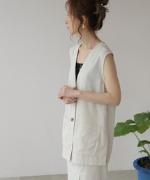 frames RAY CASSIN | WEB限定. コットンリネンジレ(ベスト)