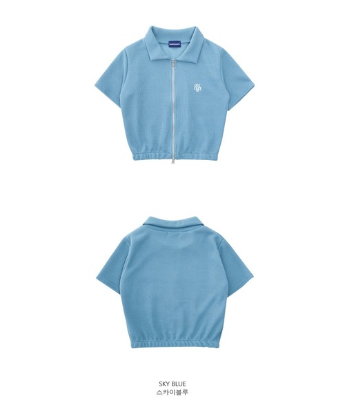 カーディガン A'GEM/9 × .kom「muah muah/ムーアムーア」SLIM FIT KNIT ZIPUP HALF CARDIGAN/スリ A'GEM/9 × .kom『muah muah/ムーアムーア』SLIM FIT KNIT ZIPUP