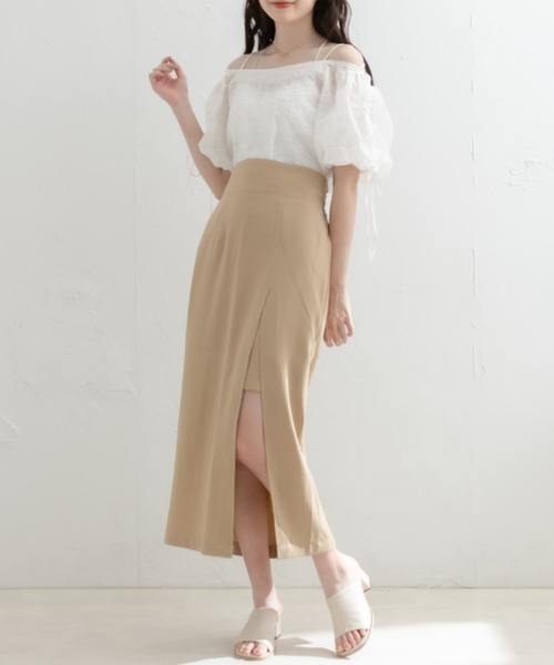 OLIVE des OLIVE(オリーブデオリーブ)の「オフショルブラウス(シャツ/ブラウス・レディース・オフホワイト/ベージュ・FREE)」の15枚目の写真