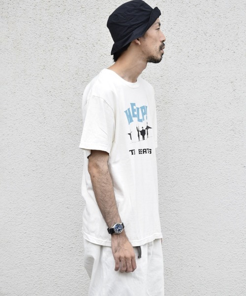 Johnbull Private labo（ジョンブルプライベートラボ）の「【GOOD ROCK SPEED】プリントTシャツ / THEBEATLES（Tシャツ/カットソー・メンズ・アイボリー・LARGE/MEDIUM）」の4枚目の写真