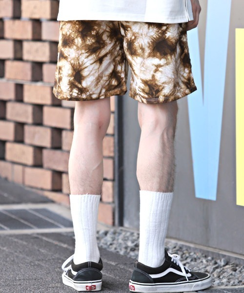 LUXSTYLE（ラグスタイル）の「製品染めナイロンショーツ（その他パンツ・メンズ・パープル/オレンジ/グリーン/ブラック系その他/ブラウン系その他/ブルー系その他・M/L）」の7枚目の写真