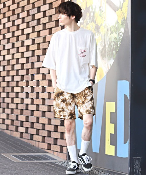 LUXSTYLE（ラグスタイル）の「製品染めナイロンショーツ（その他パンツ・メンズ・パープル/オレンジ/グリーン/ブラック系その他/ブラウン系その他/ブルー系その他・M/L）」の10枚目の写真
