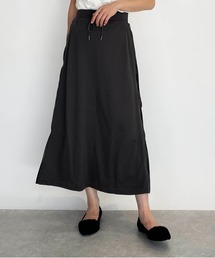 LUGIVA | 裏毛切り替えサイドファスナースカート(スカート)