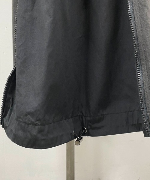 LUGIVA（ルギヴァ）の「裏毛切り替えサイドファスナースカート（スカート・レディース・ブラック/カーキ・M）」の7枚目の写真