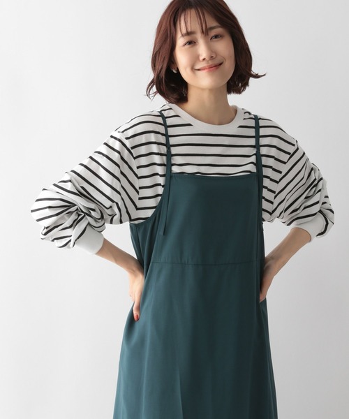 GLOBAL WORK(グローバルワーク)の「ヘビロッT袖ふわ長袖/281555(Tシャツ/カットソー・レディース・ホワイト/ライトグレー/その他/ベージュ系その他/ブルー系その他・MEDIUM/LARGE)」の6枚目の写真