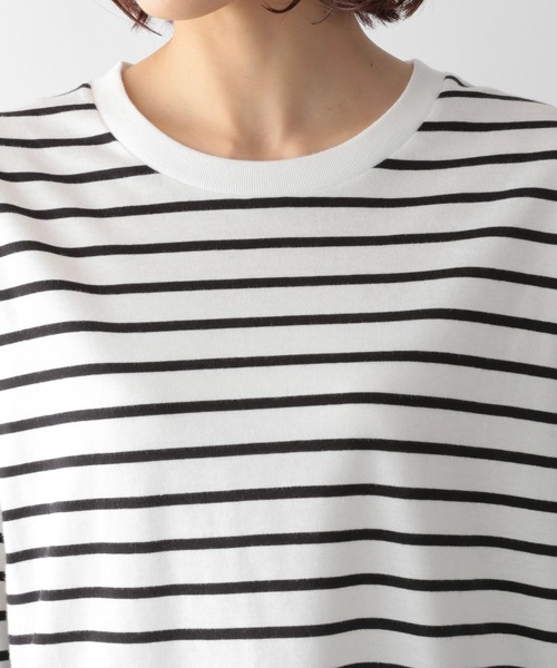 GLOBAL WORK(グローバルワーク)の「ヘビロッT袖ふわ長袖/281555(Tシャツ/カットソー・レディース・ホワイト/ライトグレー/その他/ベージュ系その他/ブルー系その他・MEDIUM/LARGE)」の21枚目の写真