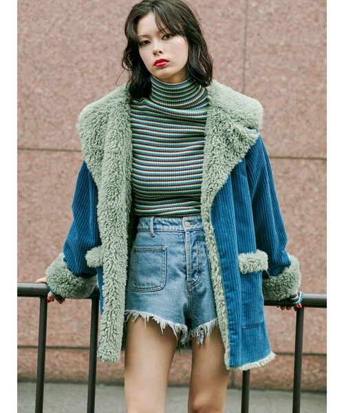 jouetie(ジュエティ)の「ジャケットコート(その他アウター・レディース・ブラック/ブルー/ブラウン・MEDIUM)」の3枚目の写真