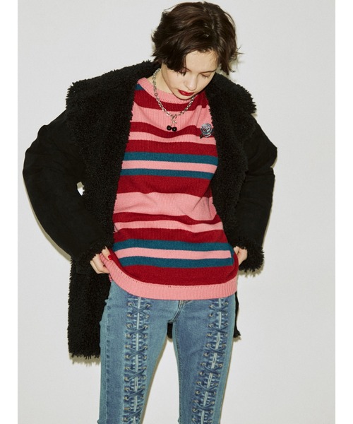 jouetie(ジュエティ)の「ジャケットコート(その他アウター・レディース・ブラック/ブルー/ブラウン・MEDIUM)」の2枚目の写真