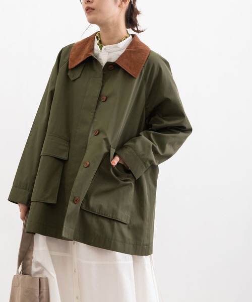 POU DOU DOU（プードゥドゥ）の「モーターサイクルコート（その他アウター・レディース・ベージュ/カーキ/ミント・3）」の2枚目の写真