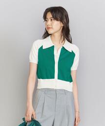 BEAUTY&YOUTH UNITED ARROWS | バイカラー ポロニットカーディガン(カーディガン/ボレロ)