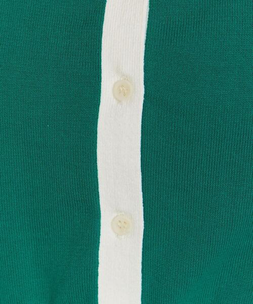 BEAUTY&YOUTH UNITED ARROWS（ビューティーアンドユースユナイテッドアローズ）の「バイカラー ポロニットカーディガン（カーディガン/ボレロ・レディース・ピンク/オフホワイト/ケリー・FREE）」の21枚目の写真