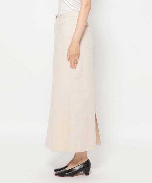 LEPSIM（レプシィム）の「ストレッチコーデュロイマキシスカート　297193（スカート・レディース・チャコールグレー/オフホワイト/カーキ・MEDIUM/LARGE）」の13枚目の写真