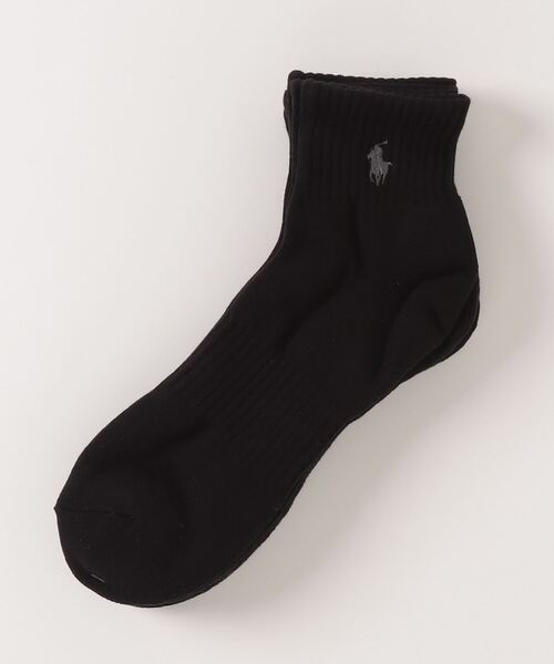 POLO RALPH LAUREN（ポロ ラルフ ローレン）の「POLO SHORT SOCKSX 1（ソックス/靴下・メンズ・ホワイト/ブラック/ホワイト系その他2・FREE）」の3枚目の写真