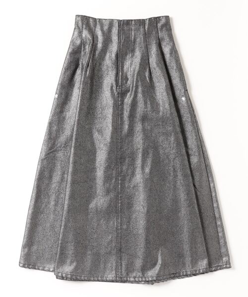 【セール】コーティング デニムスカート（デニムスカート）｜JETSET SOLO PLUS （ジェットセットソロプラス）