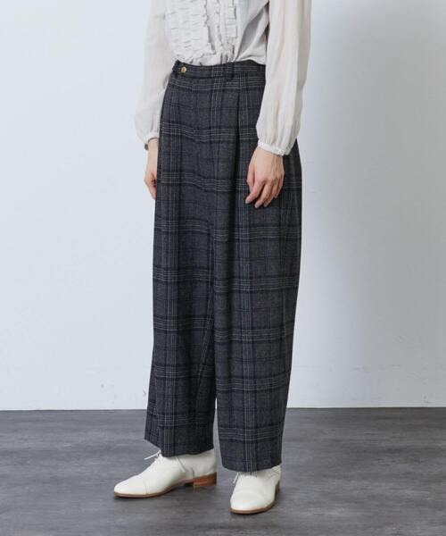 ADIEU TRISTESSE(アデュートリステス)の「ツィードチェックパンツ(その他パンツ・レディース・ブルー系その他/グレー系その他・38)」の1枚目の写真
