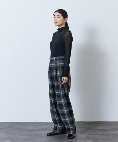 ADIEU TRISTESSE(アデュートリステス)の「ツィードチェックパンツ(その他パンツ・レディース・ブルー系その他/グレー系その他・38)」の8枚目の写真