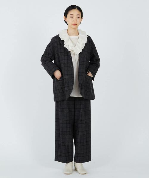ADIEU TRISTESSE(アデュートリステス)の「ツィードチェックパンツ(その他パンツ・レディース・ブルー系その他/グレー系その他・38)」の13枚目の写真