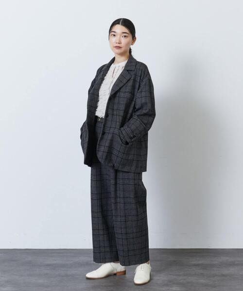 ADIEU TRISTESSE(アデュートリステス)の「ツィードチェックパンツ(その他パンツ・レディース・ブルー系その他/グレー系その他・38)」の18枚目の写真