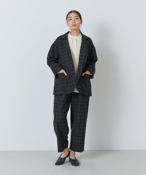 ADIEU TRISTESSE(アデュートリステス)の「ツィードチェックパンツ(その他パンツ・レディース・ブルー系その他/グレー系その他・38)」の19枚目の写真