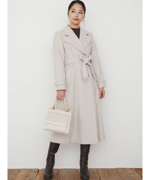 RESEXXY（リゼクシー）の「ツイストハンドルスクエアバッグ（ハンドバッグ・レディース・ブラック/ブラウン/アイボリー・FREE）」の6枚目の写真