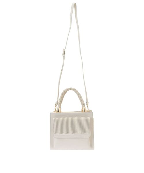 RESEXXY（リゼクシー）の「ツイストハンドルスクエアバッグ（ハンドバッグ・レディース・ブラック/ブラウン/アイボリー・FREE）」の12枚目の写真