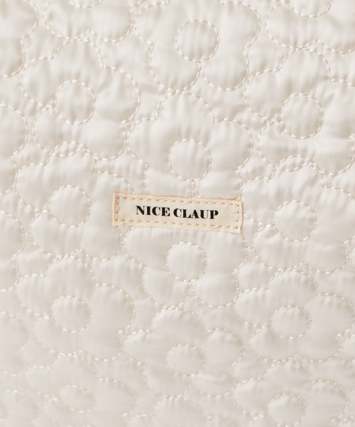 one after another NICE CLAUP(ワンアフターアナザーナイスクラップ)の「フラワーキルティングショルダー(ショルダーバッグ・レディース・ブラック/ピンク/アイボリー・FREE)」の17枚目の写真