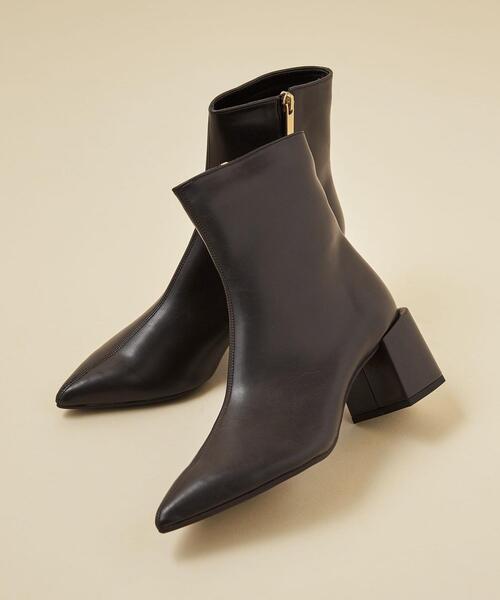 ODETTE E ODILE（オデットエオディール）の「【WEB限定】ポインテッドプレーン ショートブーツ60●↑（ブーツ・レディース・ブラック/ダークブラウン/オフホワイト/オリーブ/その他1・22cm/22.5cm/23cm/23.5cm/24cm/24.5cm/25cm）」の15枚目の写真