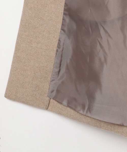 GLOBAL WORK(グローバルワーク)の「ウーリーテックチェスターコート/AND YUA ANY/281280(チェスターコート・キッズ・ブラック/ベージュ/モカ・150cm/160cm)」の7枚目の写真