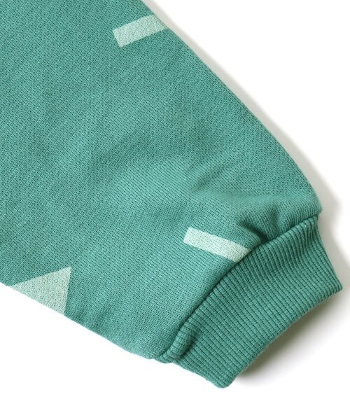 BREEZE（ブリーズ）の「【どっちも正解】DAISUKI 総柄トレーナー（スウェット・キッズ・チャコール/グリーン/キナリ/オレンジ/ブルー・100/110/120/130/90/140/80）」の21枚目の写真