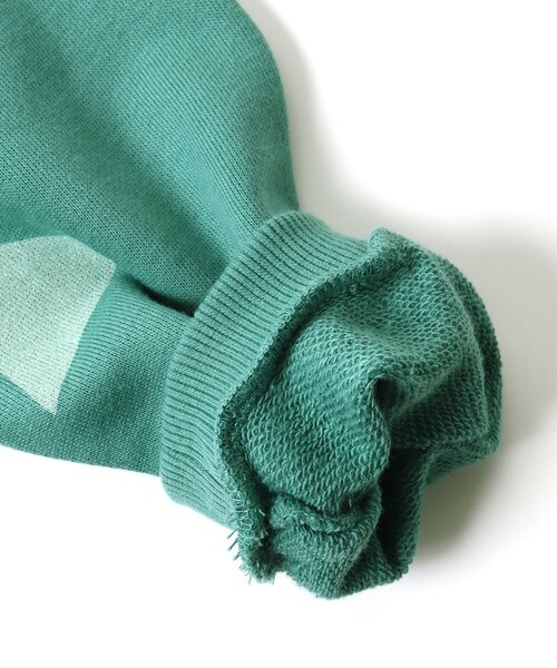 BREEZE（ブリーズ）の「【どっちも正解】DAISUKI 総柄トレーナー（スウェット・キッズ・チャコール/グリーン/キナリ/オレンジ/ブルー・100/110/120/130/90/140/80）」の22枚目の写真