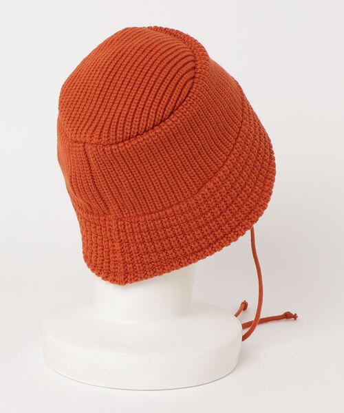 RACAL（ラカル）の「Ear-Pad Knit Bucket Hat / イヤーパッド付きニットバケットハット（ニットキャップ/ビーニー・レディース・ブラック/オレンジ/オフホワイト/チャコールグレー/ベージュ・FREE）」の19枚目の写真